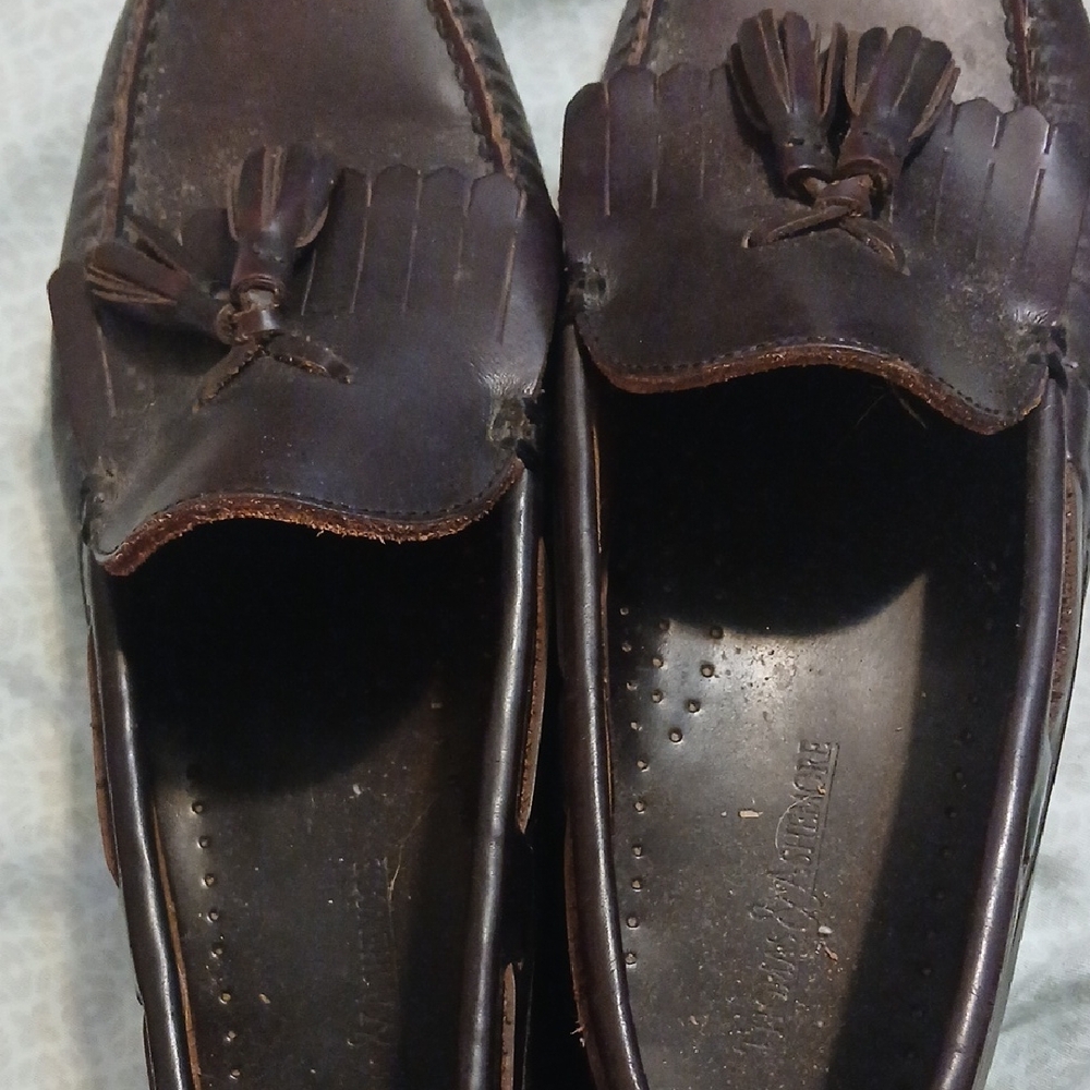 Brown Tassel Loafers